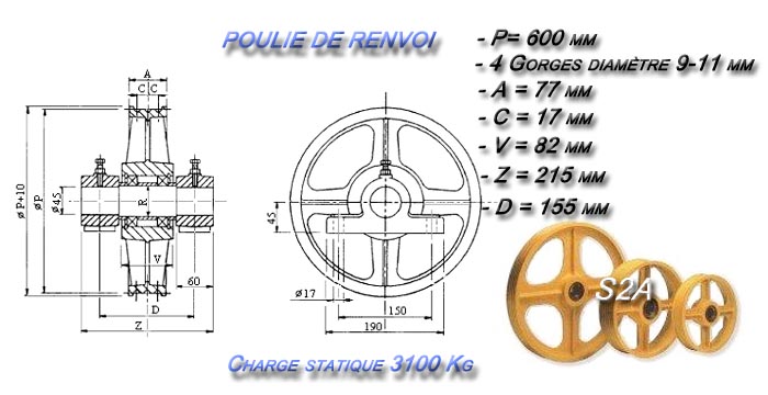 Poulie De Renvoi Originale Alfa Romeo 75 (2.0/2.4 TD) - Référence 60533519, Pièce Neuve Vintage